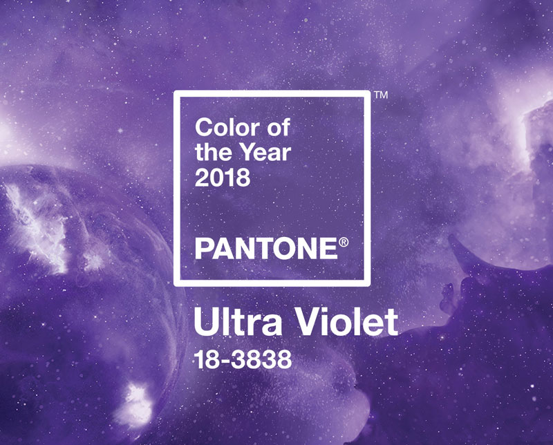 Couleur de l'année 2018 - Ultra Violet